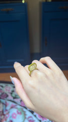 Yellow Slice Diamond Ring