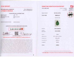 Vivid Green Zambian Emerald (0.94 cts)