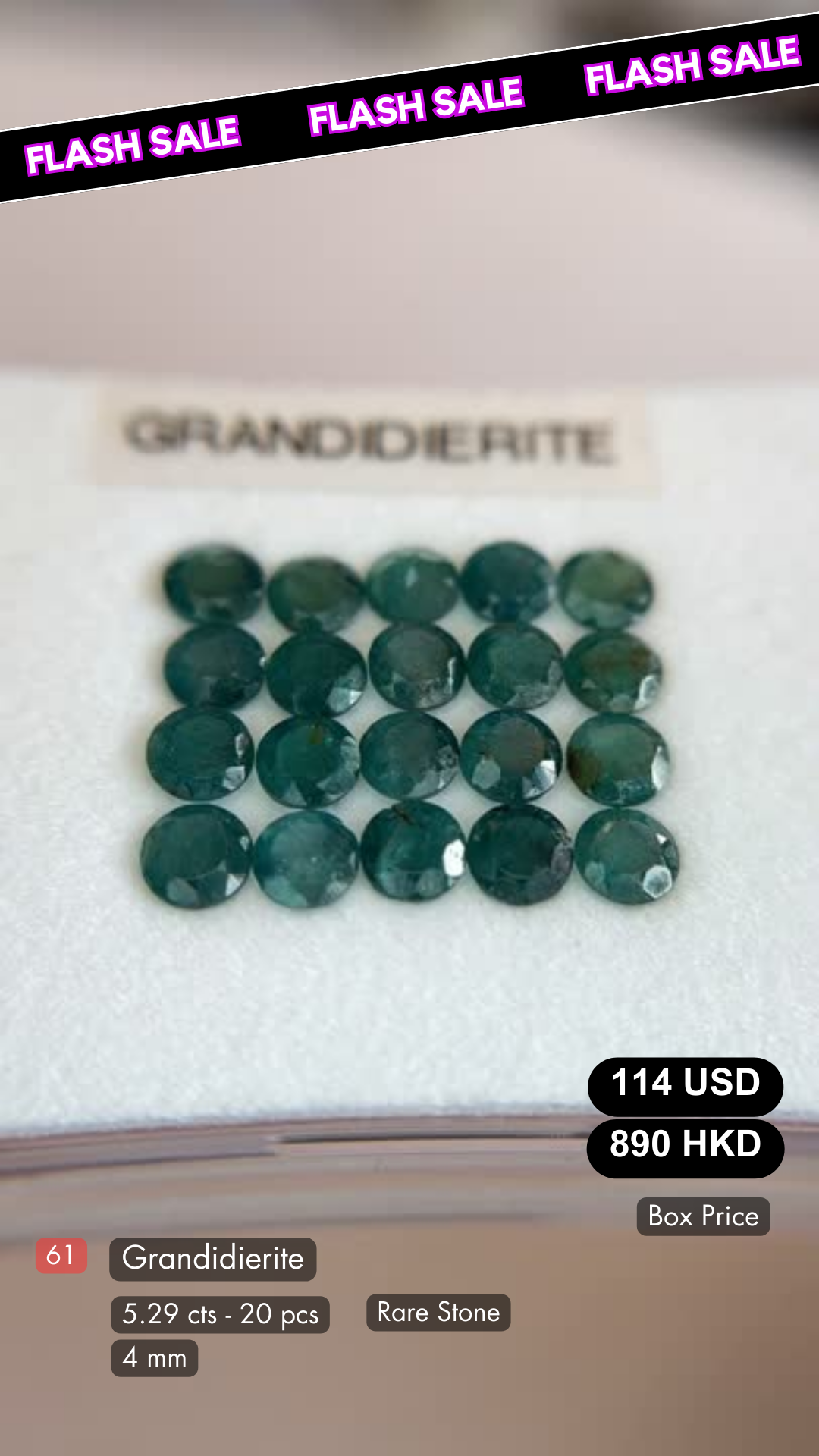 Natural Grandidierite Deal (5.29 cts)