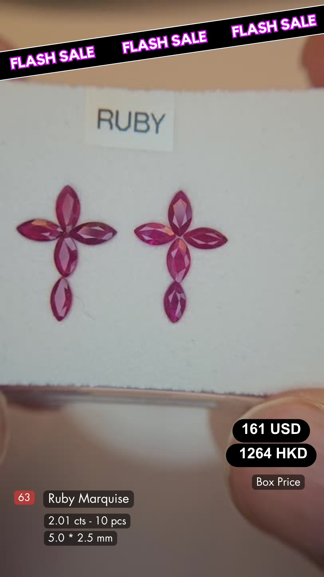 Ruby Marquise Deal (2.01 cts)