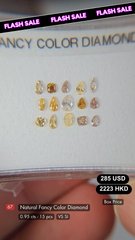 Natural Fancy Color Diamond Deal (0.95 cts)