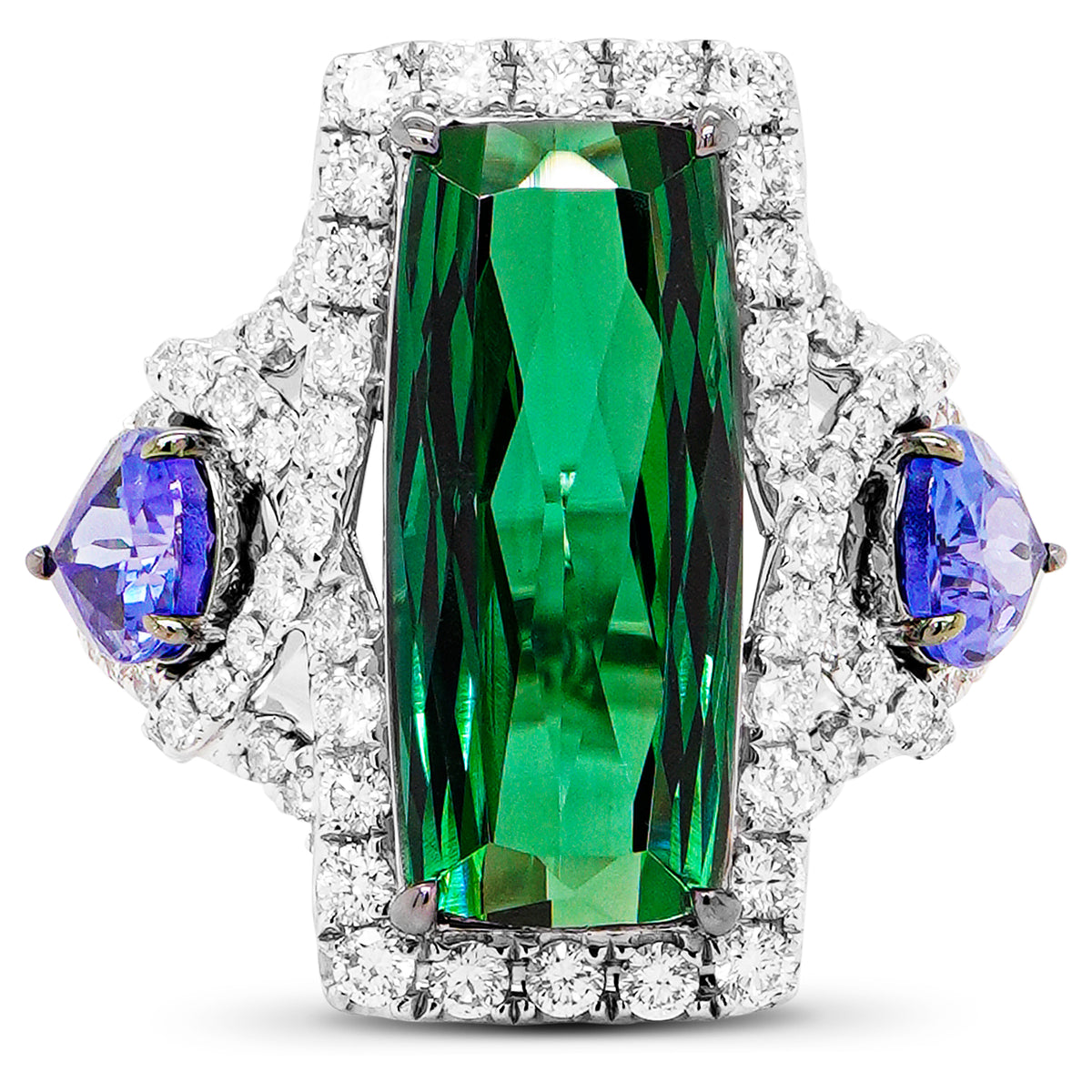 Tourmaline & Tanzanite Ring