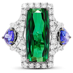 Tourmaline & Tanzanite Ring