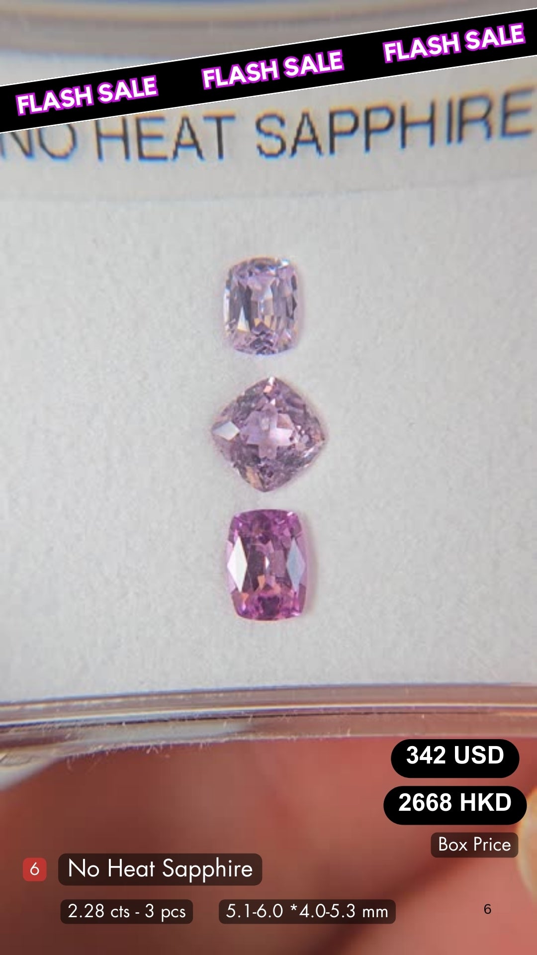 No Heat Sapphire Deal (2.28 Cts)