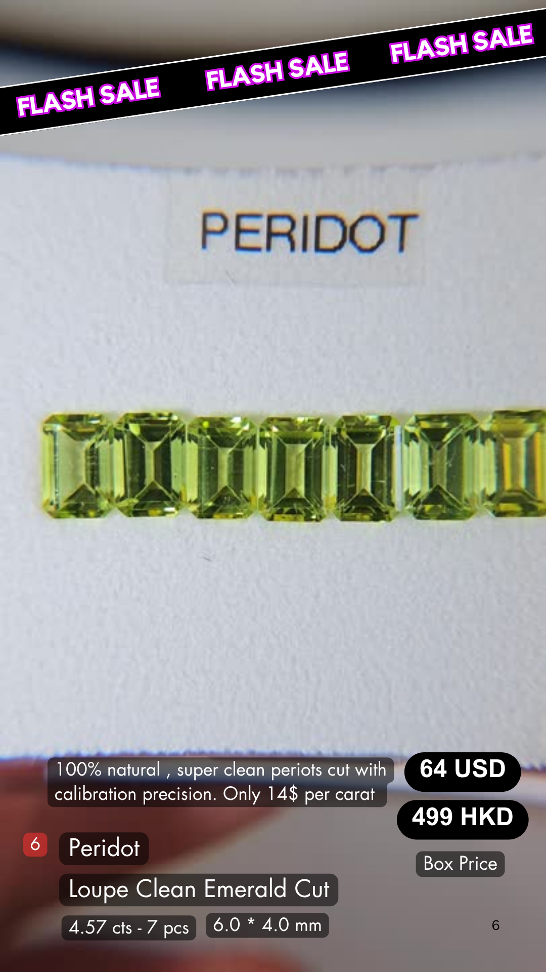 Natural Peridot Deal (4.57 cts)
