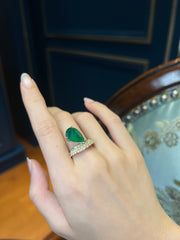 Emerald Statement Ring