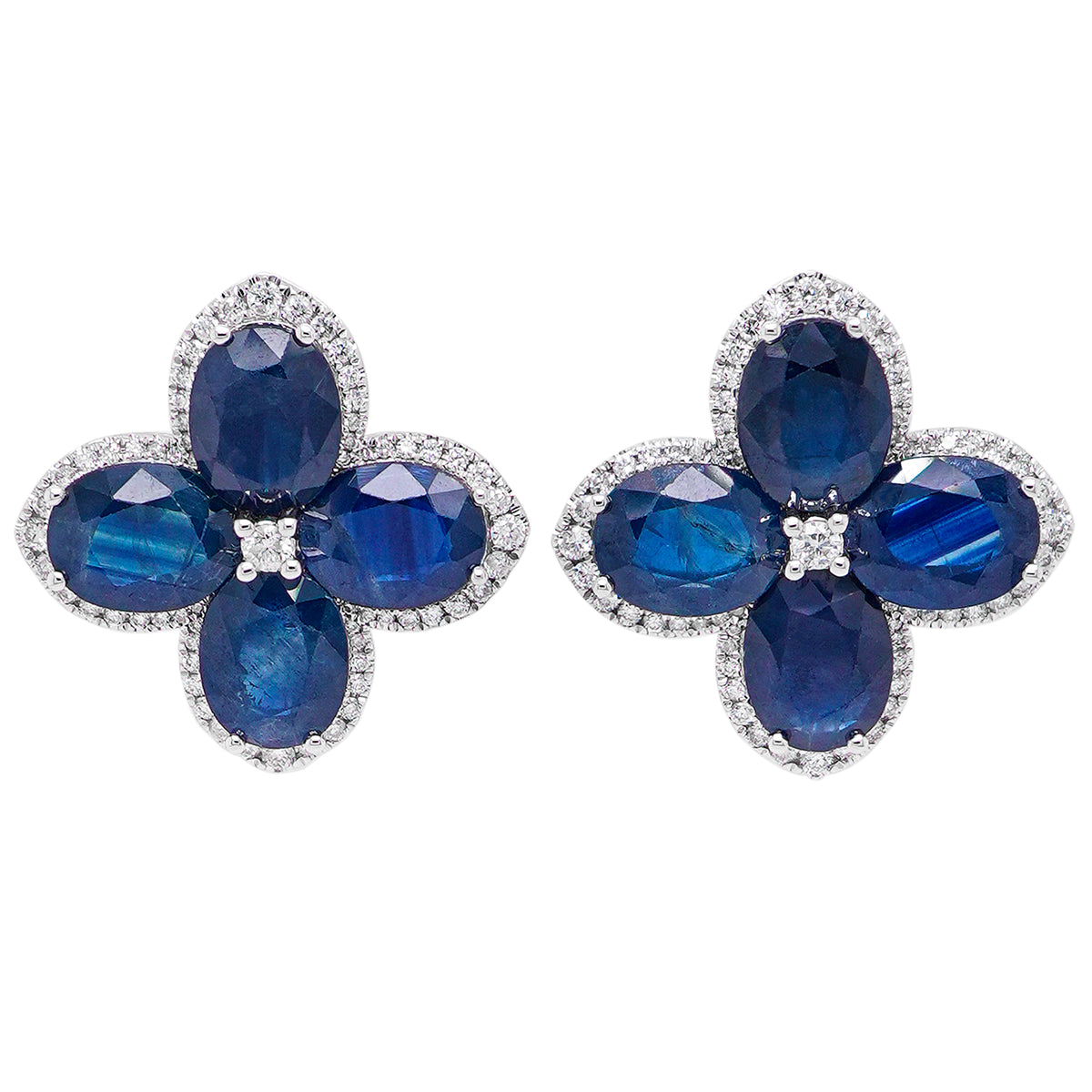Blue Sapphire Earrings