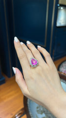 Interchangeable Pink Sapphire Ring/Pendant