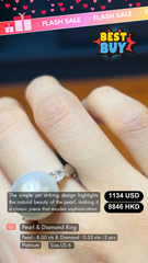Pearl & Diamond Ring Deal
