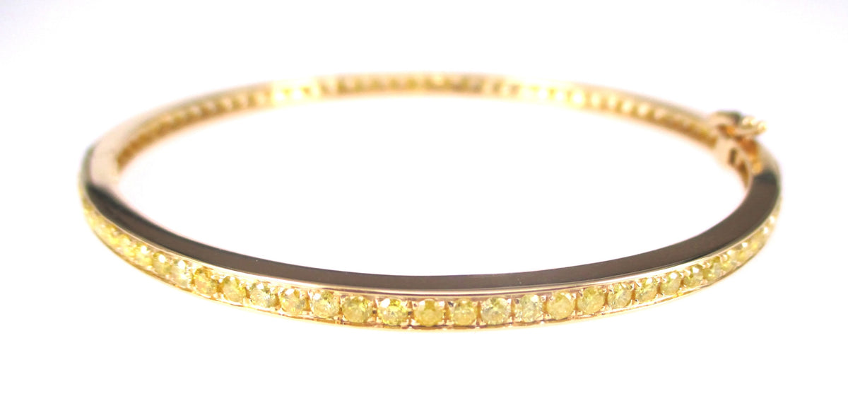 Yellow Diamond Bangle