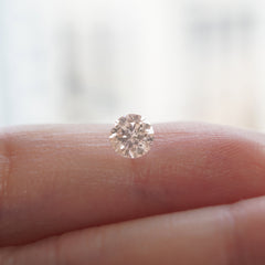 Natural Fancy Light Brown Pink Diamond (0.45 cts)