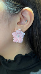 Conch Shell Flower Earrings