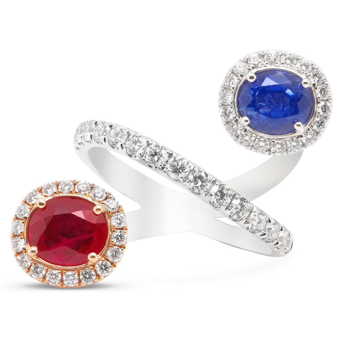 Sapphire & Ruby Ring