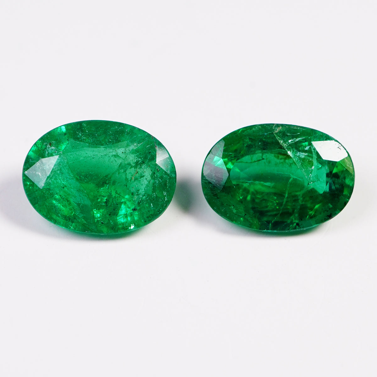 Oval Emerald Pair (2.66 cts)