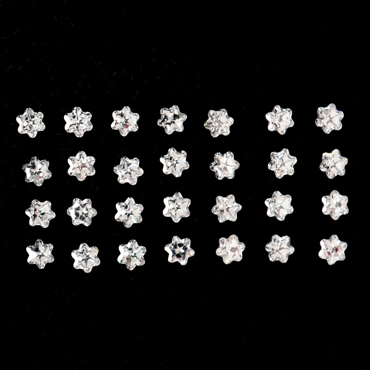 Flower Shaped White Diamonds (1.53 cts)