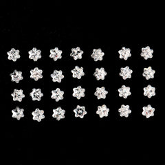 Flower Shaped White Diamonds (1.53 cts)