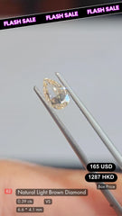 Natural Light Brown Diamond Deal (0.39 cts)