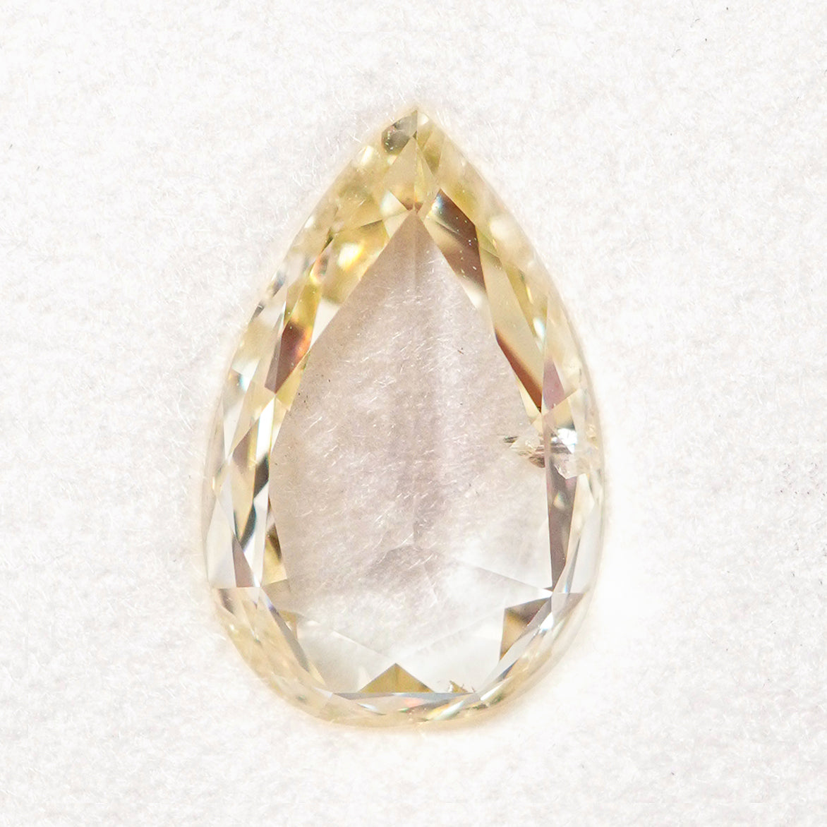 Pear Shaped Yellow Diamond (2.03 cts)