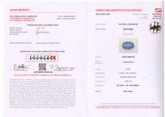 No Heat Violetish Blue Sapphire (4.08 cts)