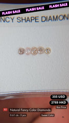 Natural Pink Diamond Deal (0.61 cts)