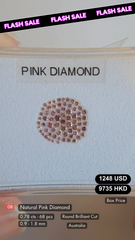 Natural Pink Diamond Deal (0.78 cts)
