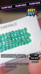 Vivid Green Emerald Deal (7.07 cts)