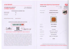 Vivid Orange Sphalerite (15.81 cts)