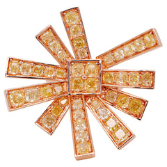 Natural Yellow Diamond Ring