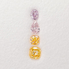 Natural Fancy color diamond collection (0.40 Cts)