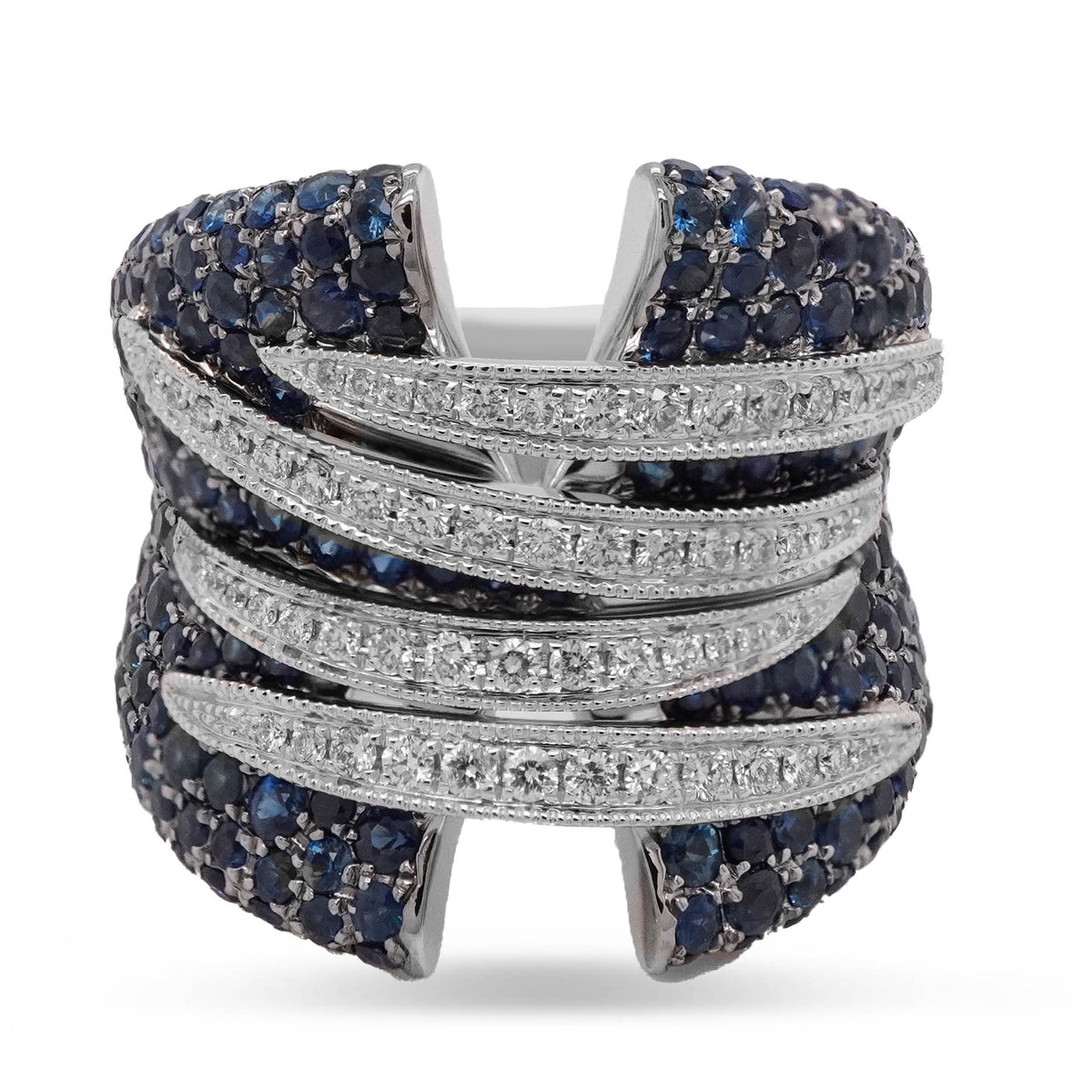 Blue Sapphire Statement Ring