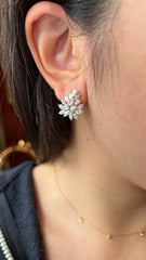 White Diamond Earrings