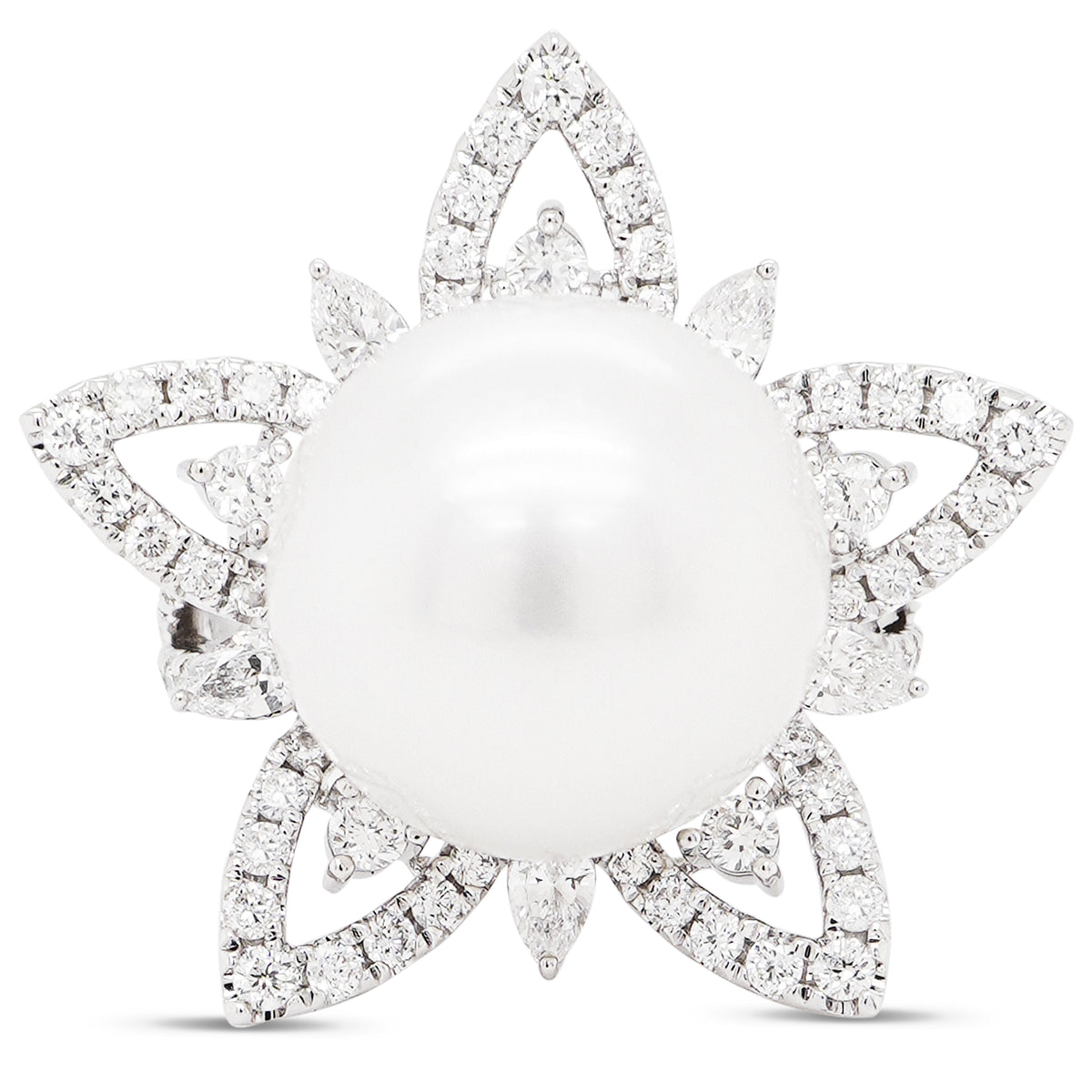 Natural White Pearl Ring