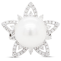 Natural White Pearl Ring