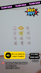 Natural Fancy Color Diamond Deal (0.82 cts)
