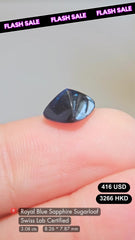 Royal Blue Sapphire Deal (3.08 cts)