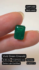 Vivid Green Emerald Deal (4.46 cts)