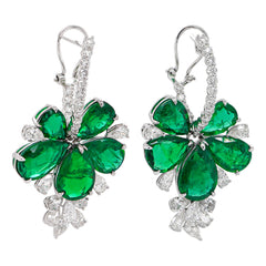 Emerald Bloom Earrings