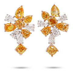 Golden Petal Earrings