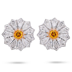 Diamond Daisy Earrings