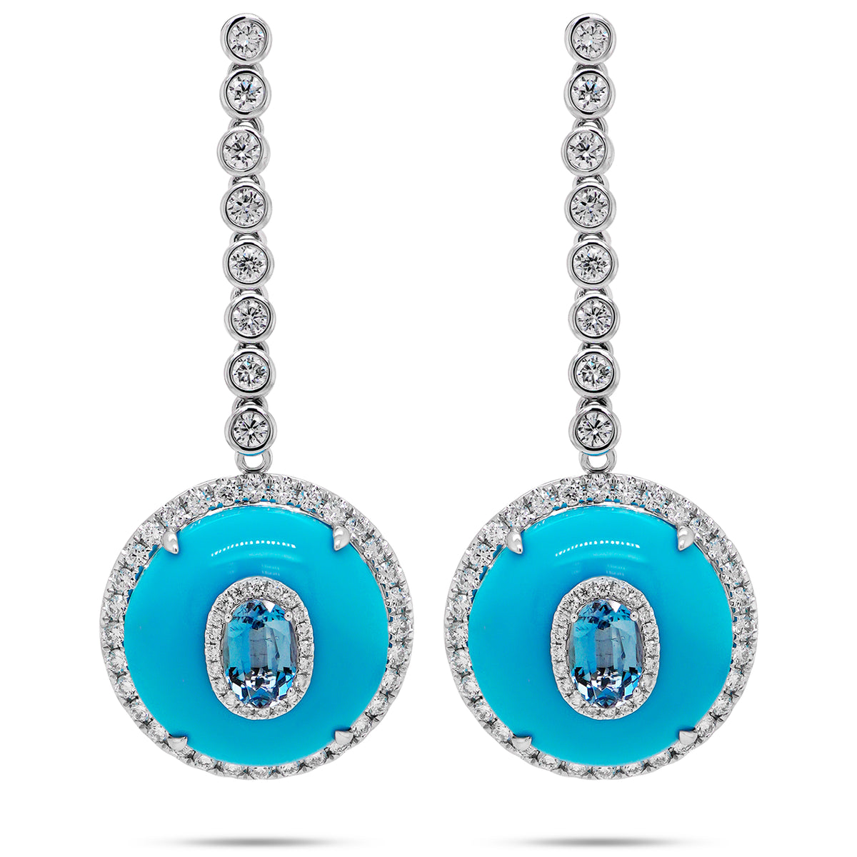 Turquoise Ocean Drop Earrings
