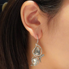 Flutter Diamond Earrings
