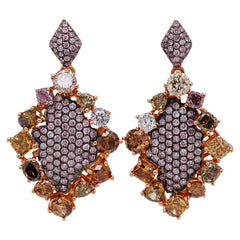 Autumn Bloom Diamond Earrings