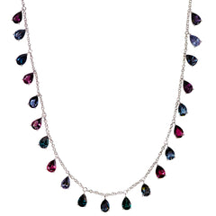 Spinel Raindrop Necklace