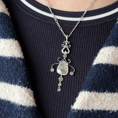 Mystic Drop Diamond Pendant