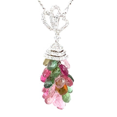 Tourmaline Bouquet Pendant