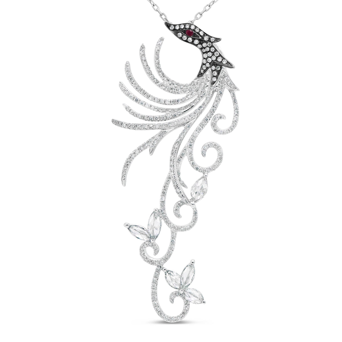 Rising Phoenix Diamond Pendant
