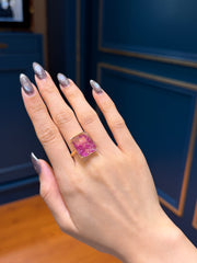 Ruby Mosaic Ring