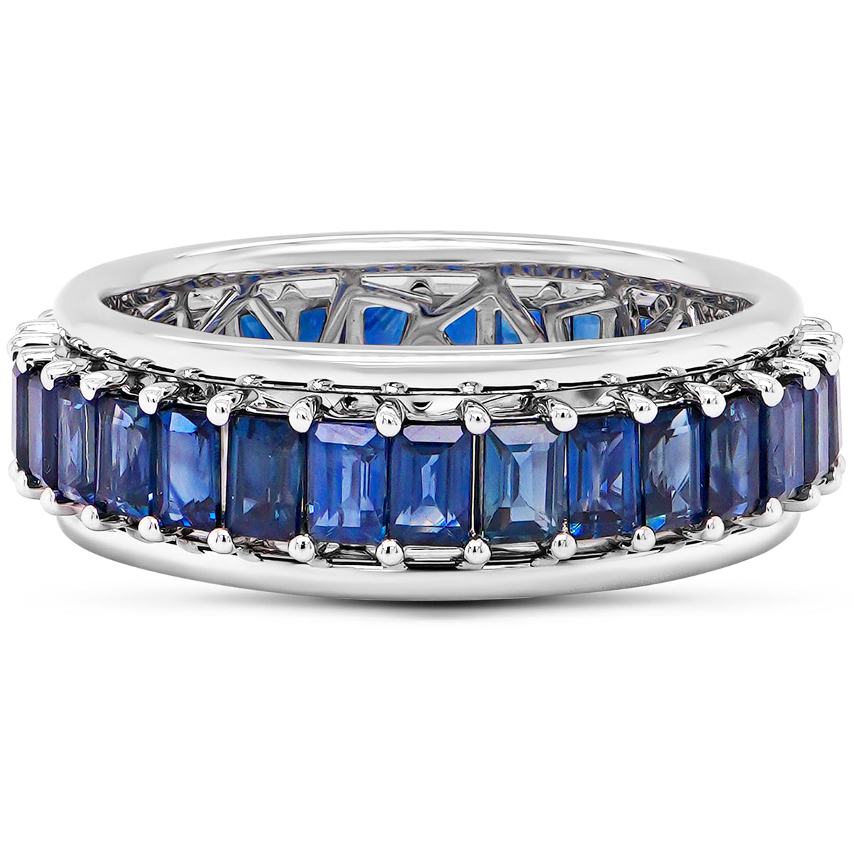 Blue Sapphire Eternity Ring