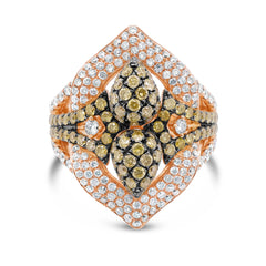 Golden Fleur Diamond Ring
