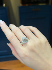 Emerald Cut Diamond Ring